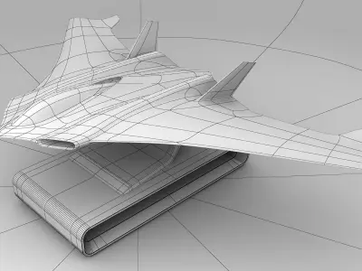 Bomber Concept 3D model