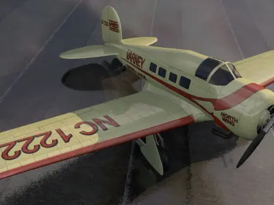 Lockheed Model 9 Orion - UC-85 3D model