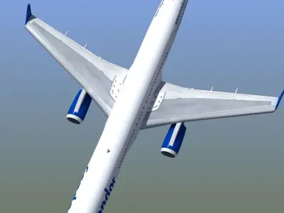 B757 300 Airliner 3D model