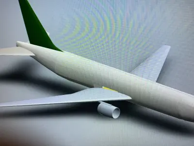 Personal CAD Boeing 777-200 Model 3D model