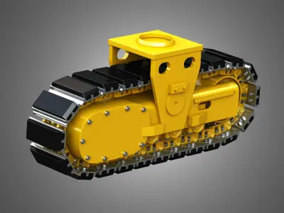  Asphalt Removal Track 3D model