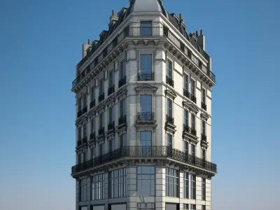 Old Building XI 3D model