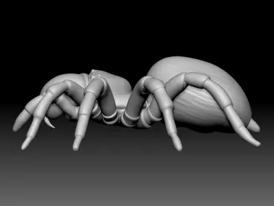Mouse Spider Low-poly 3D model
