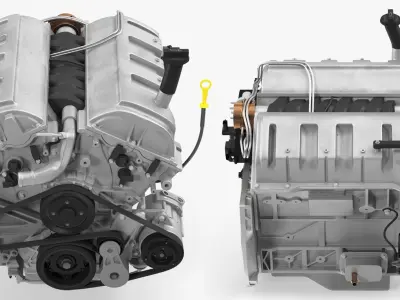 Car Engine 3D model buy