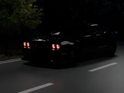 DODGE HELLCAT RIGGED Free 3D model