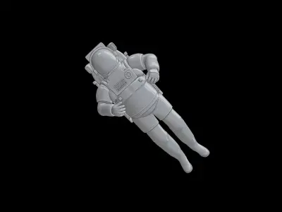 Astronaut space suit 3D print model