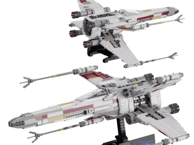 Lego - 10240 Red Five X-wing Starfighter 3D model