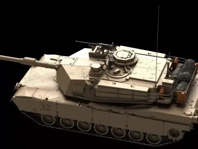m1a2 abrams 3D model purchase