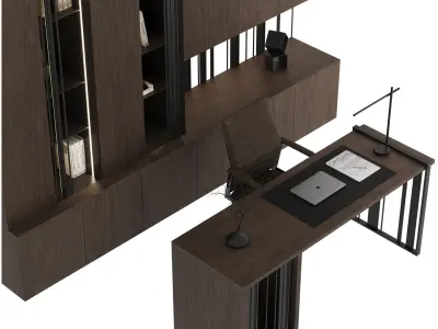 Workplace 002 3D model purchase