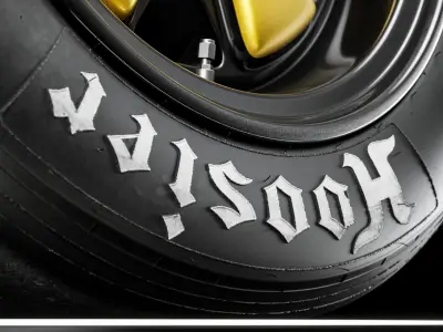 Hoosier NWES GT 330 700 R15 3D model