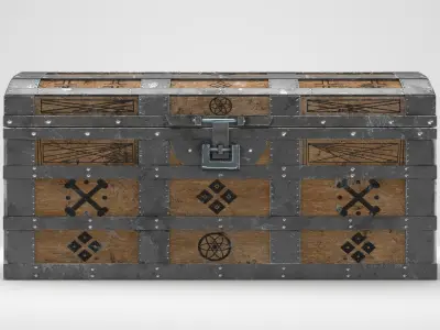 Treasure Chest - Ready for the Metaverse 3D model