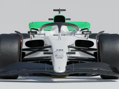 custom f1 2022 concept Free low-poly 3D model