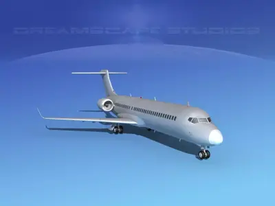 Comac ARJ21-700 Bare Metal 3D model