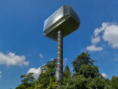 MJOLNIR hammer Free low-poly 3D model