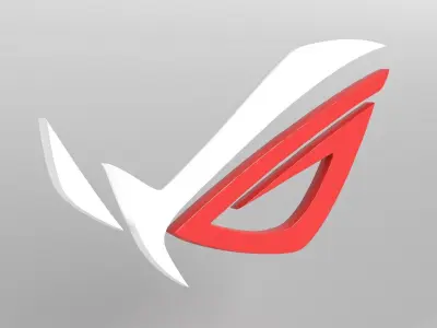 ROG Logo version1 001 Free low-poly 3D model