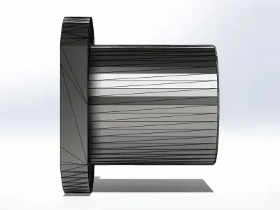 Bucha Roscada TR50x8 Threaded Bushing 3D model