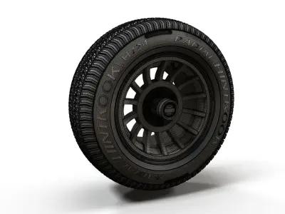 Jeep highpoly wheel 3D model