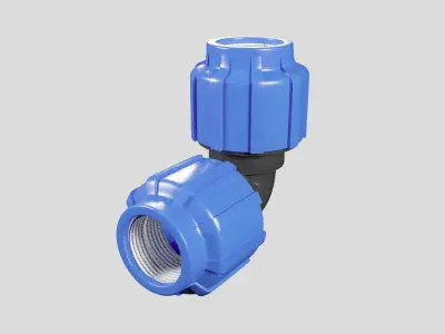 Compression fittings 3D model