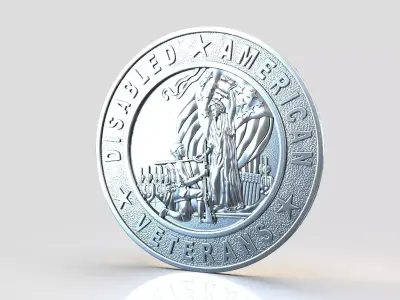 Disabled Vets Seal 3D print model