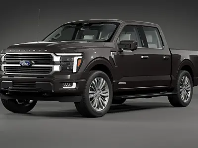 2024 Ford F-150 Platinum 3D model