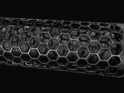 Advanced Silencer 2 pack Low-poly 3D model