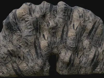 CAVE ENTRANCE GATE PORTAL DUNGEON ANCIENT TEMPLE COLLECTION Low-poly 3D model