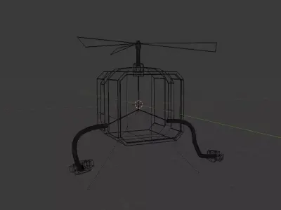 Flying bot 3D model