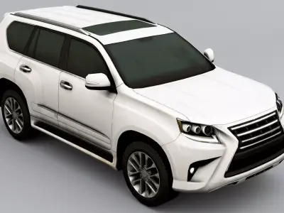 Car SUV Vehicle Automobile Drive RoadTrip OffRoad FourWheel 3D model