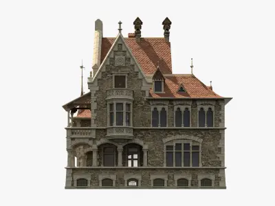 Ancient Mansion 03 3D model