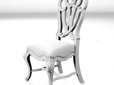 Dining  Side Chair 003 render ready vray  Free 3D model