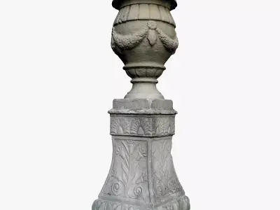 Medieval Vase Low-poly 3D model