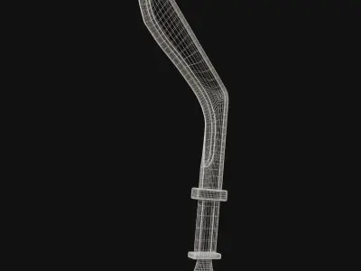 Spectral Shroud Haunting 3D Model Dagger for Digital Specters 3D model