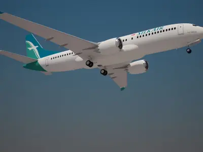 Silk Air Boeing 737 MAX 8 3D model