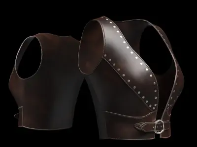 military cropped 3D model