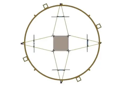 Air jelly fish Free 3D model