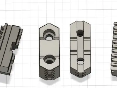 Hard Jaws Free 3D print model