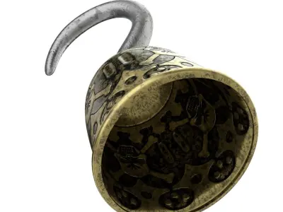 Pirate Hook 3D model