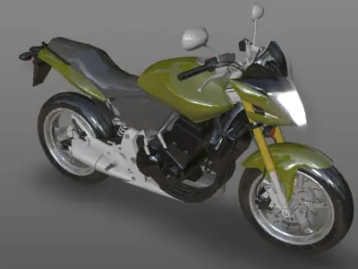 Honda Horrnet 3d Bike Model Game Ready Asset Low-poly 3D model