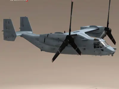 V-22 Osprey US Marines 3D model