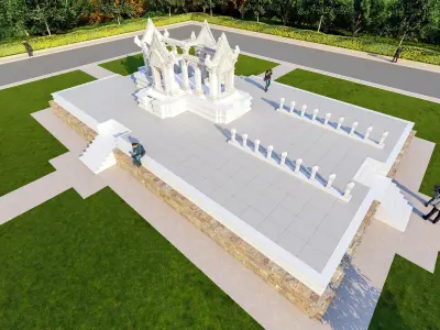 Angkor Wat - Peah Vihea Temple 3D model