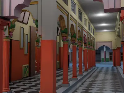 SankatMochan Hanuman Temple 3D model