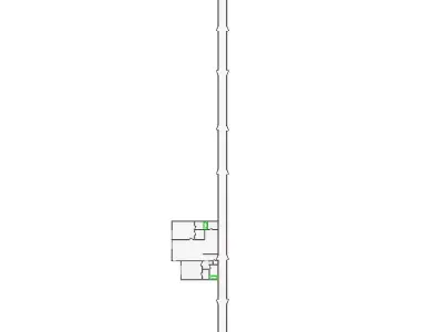 Commercial Interior Sketch - 7501-8000 SF - Xactimate 3D model