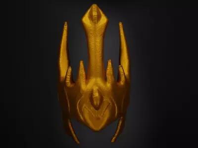 JarvanIV - League Of Legends Cosplay Costume Face Mask 3D print model