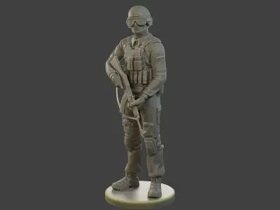 CzechSlovak Police Tactical Unit CPTU1 001 3D print model