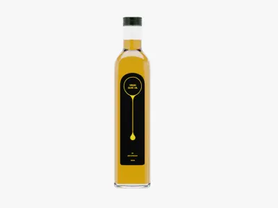 Oil Bottle 500ml 3D model