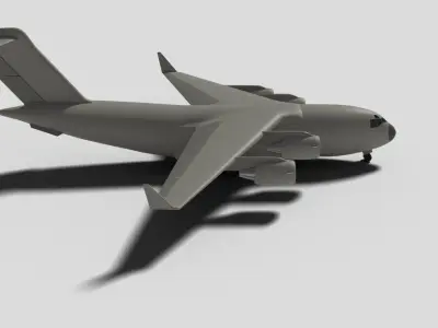 Globemaster Airplane Free 3D model