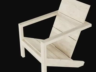 Adiroandack chair Free 3D model