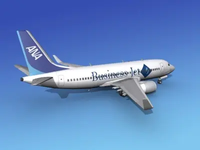 Boeing 737-700ER ANA Business Jet 3D model