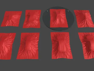 Car Motorbike Presentation Sheet Pack 3D model