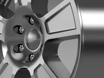 GMC Sierra Regular cab rim 3D model